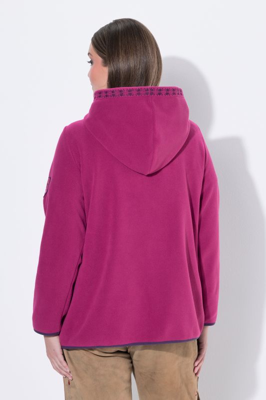 Hooded Fleece Zip-Up Jacket