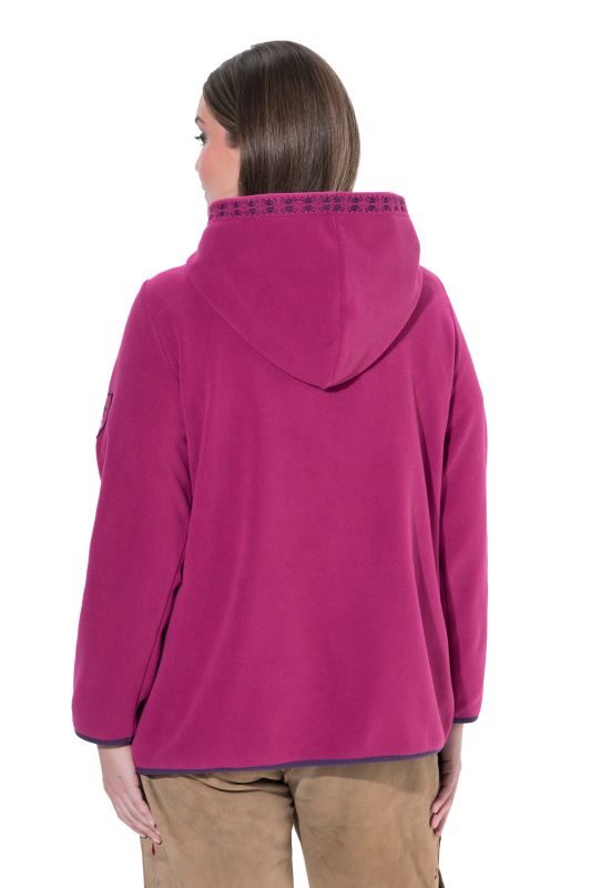 Hooded Fleece Zip-Up Jacket