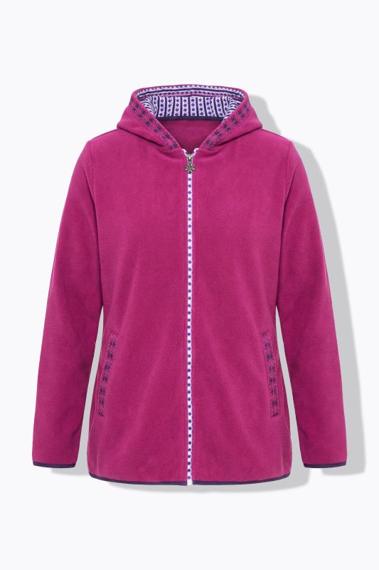 Hooded Fleece Zip-Up Jacket