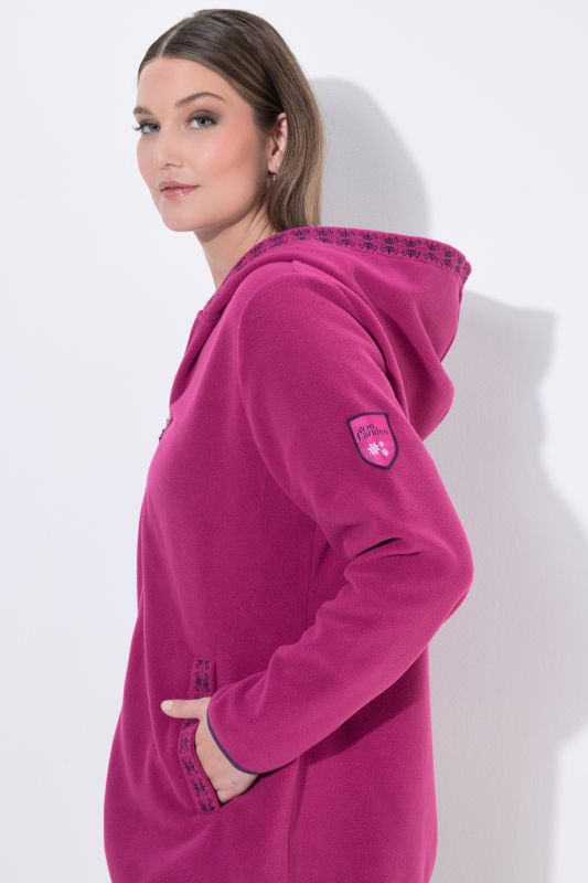 Hooded Fleece Zip-Up Jacket