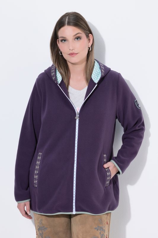 Hooded Fleece Zip-Up Jacket