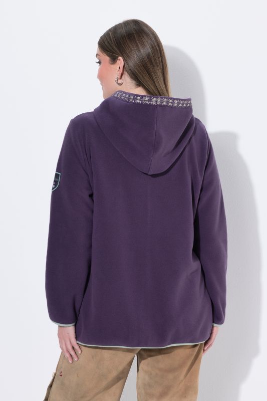 Hooded Fleece Zip-Up Jacket