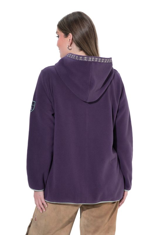 Hooded Fleece Zip-Up Jacket