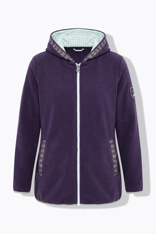 Hooded Fleece Zip-Up Jacket