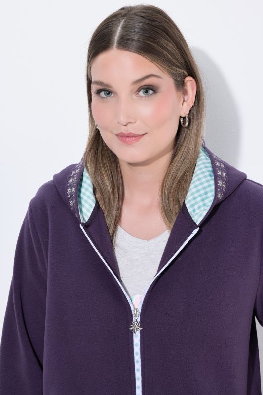 Hooded Fleece Zip-Up Jacket