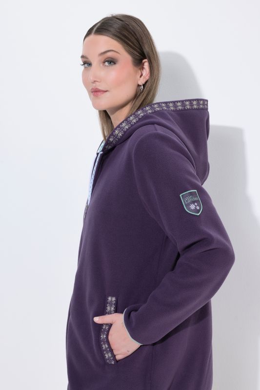 Hooded Fleece Zip-Up Jacket