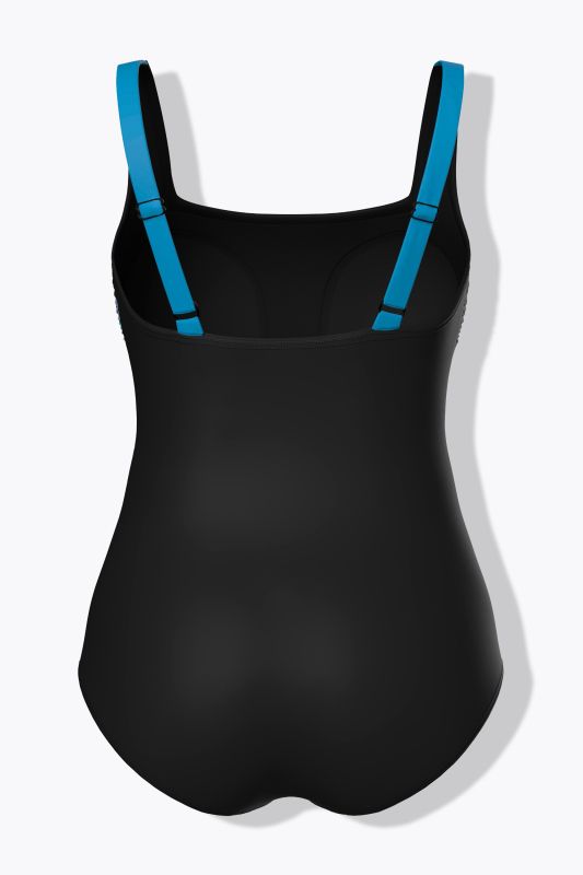 Flower Motif One Piece Swimsuit