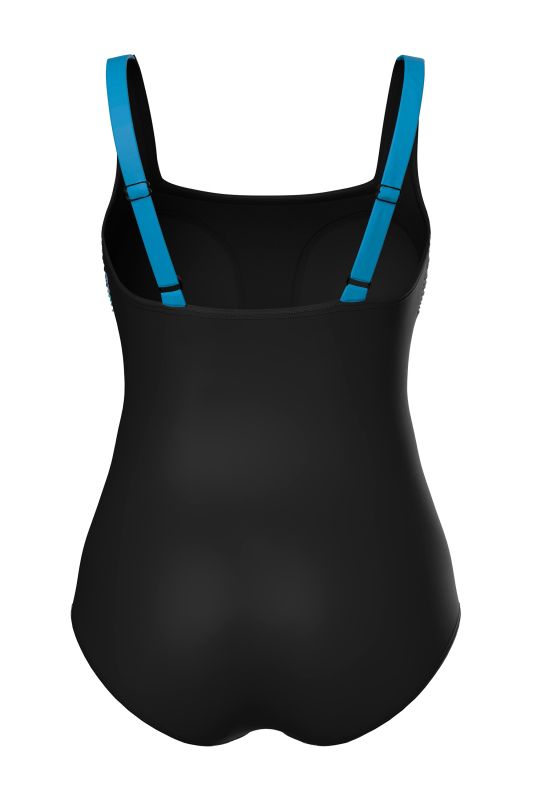 Flower Motif One Piece Swimsuit