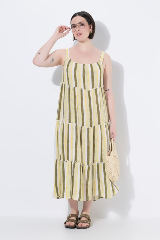 Pastel Stripe Sleeveless Dress