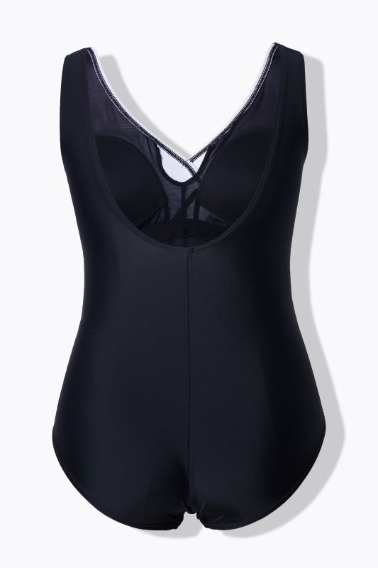 Gradient Wrap Loop One Piece Swimsuit