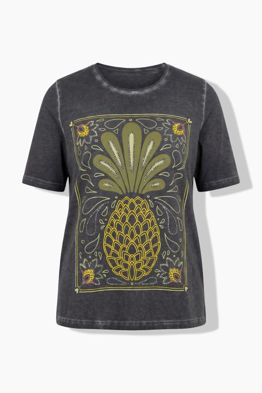 Paisley Pineapple Short Sleeve Graphic Tee