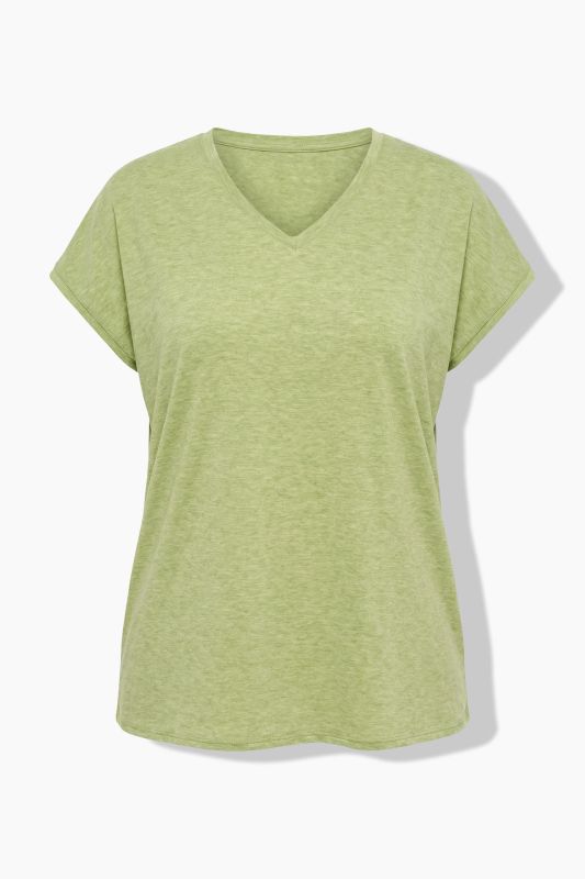 Heathered Cap Sleeve Tee