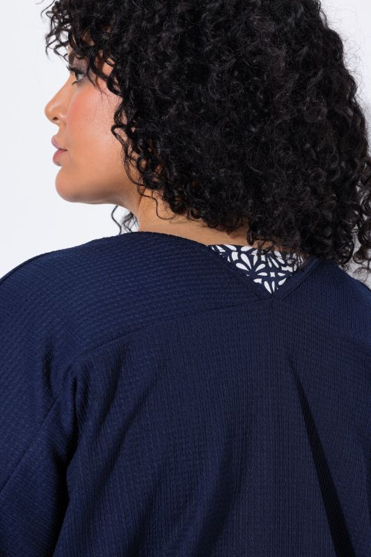 Open Shape 3/4 Sleeve Jacket