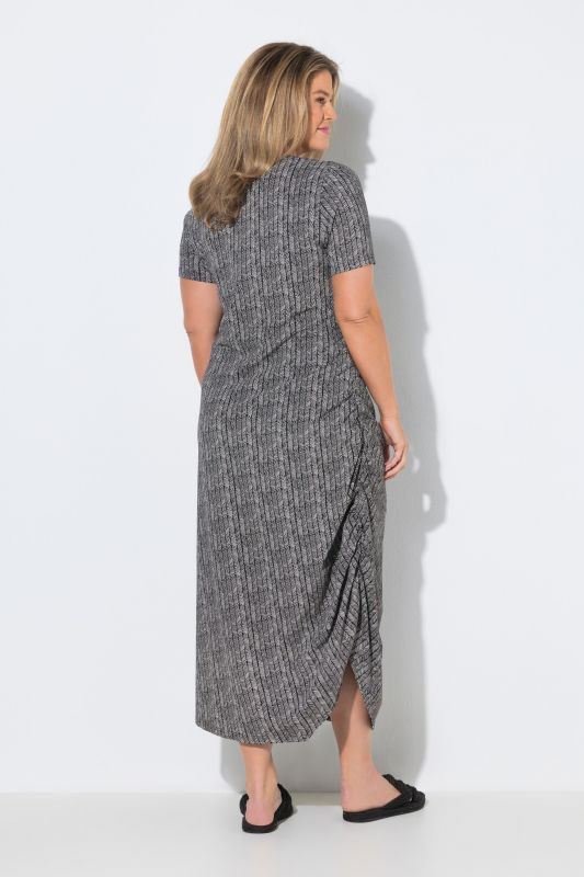 Eco Cotton Herringbone Asymmetric Dress