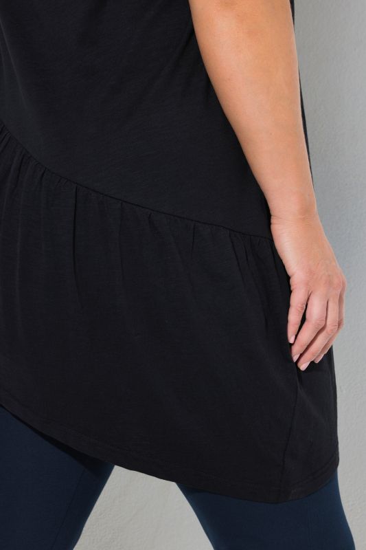 Eco Cotton Asymmetric Flounce Tank