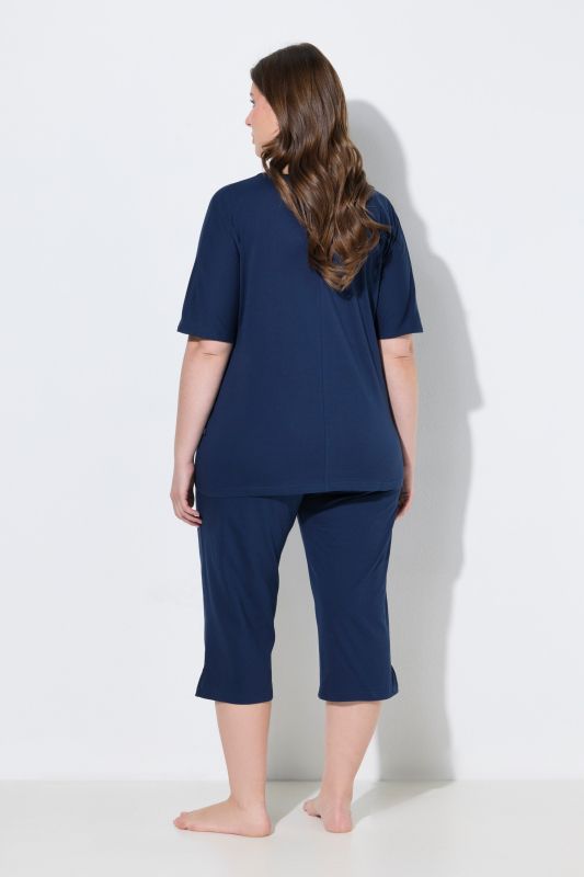 Satin Pocket Shortie Pajama Set