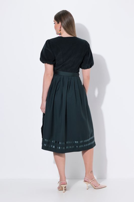 Corduroy Puff Sleeve Dirndl