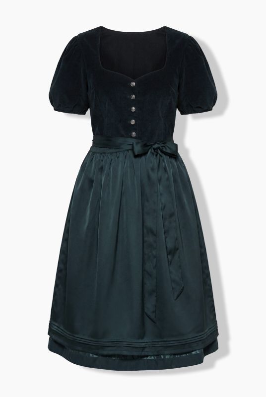 Corduroy Puff Sleeve Dirndl