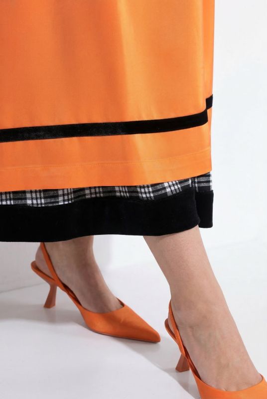 Color Pop Plaid Velvet Dirndl