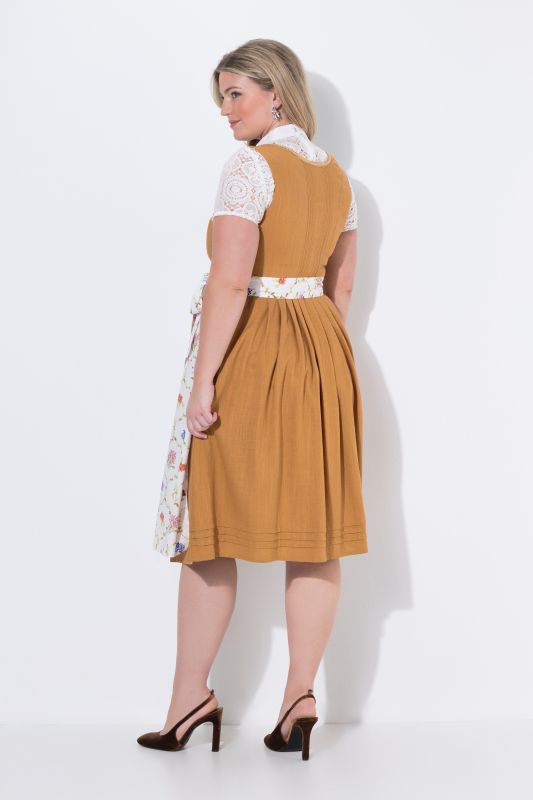 Botanical Print Linen Blend Dirndl
