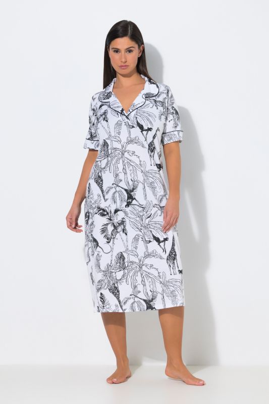 Safari Print Modal Blend Nightgown
