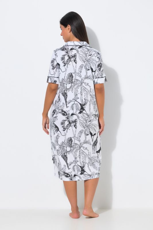 Safari Print Modal Blend Nightgown