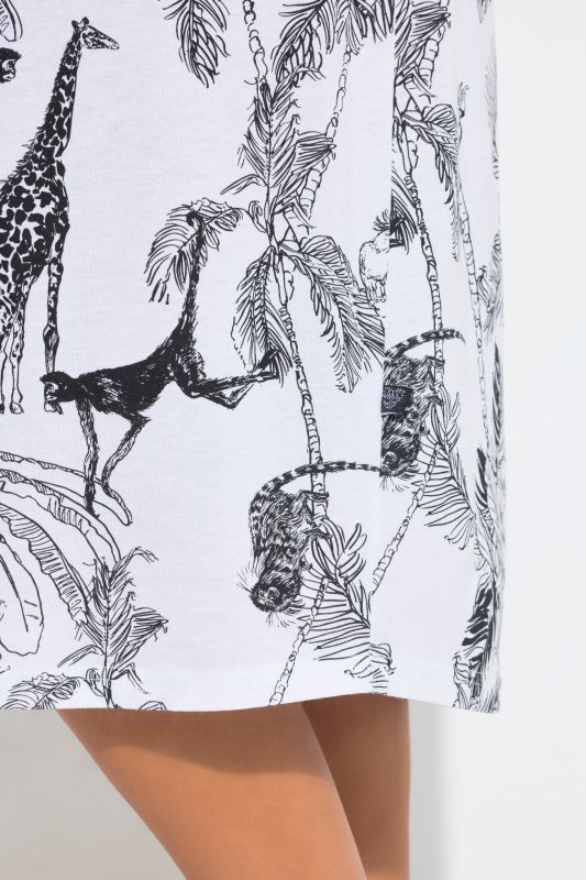 Safari Print Modal Blend Nightgown