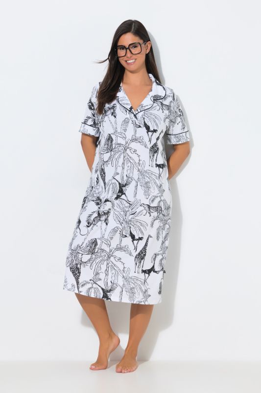 Safari Print Modal Blend Nightgown