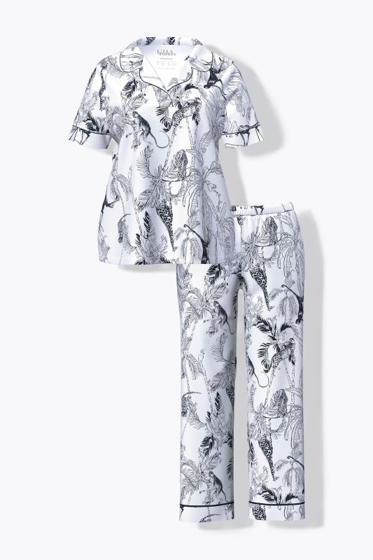 Safari Print Modal Blend Pajama Set