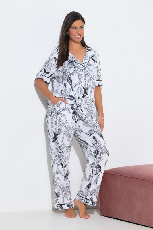 Safari Print Modal Blend Pajama Set