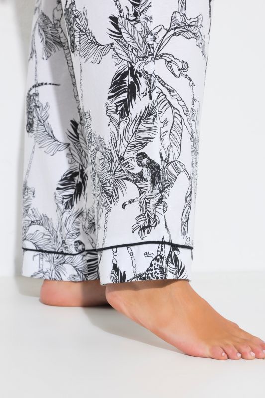 Safari Print Modal Blend Pajama Set