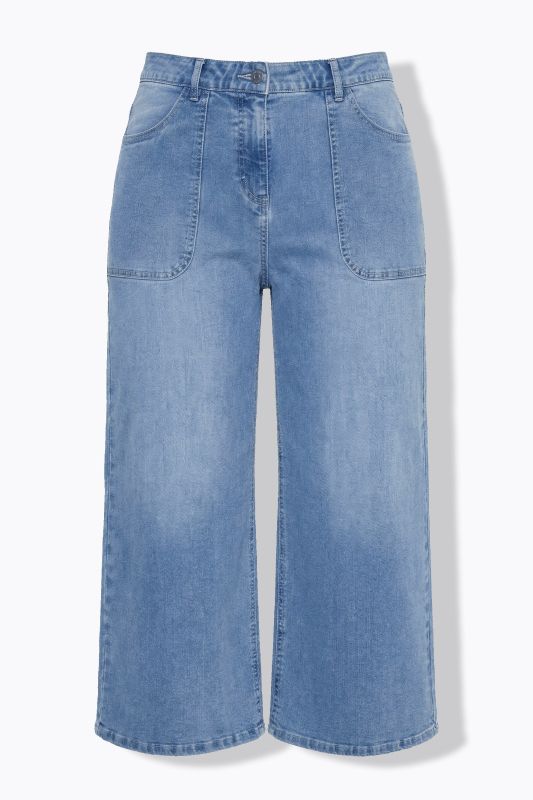 Stretch Fit Mary Denim Culottes