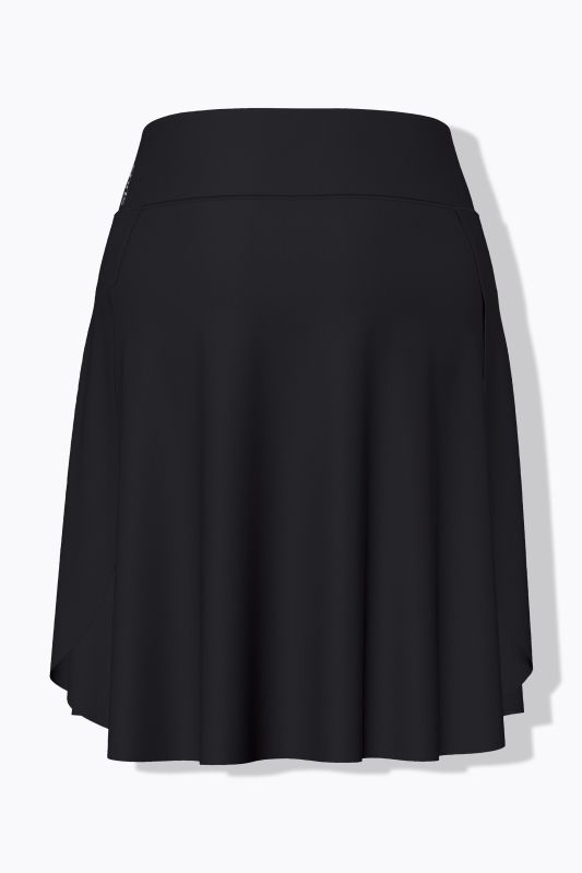 Peekaboo Dot Print Elastic Waist Performance Skort