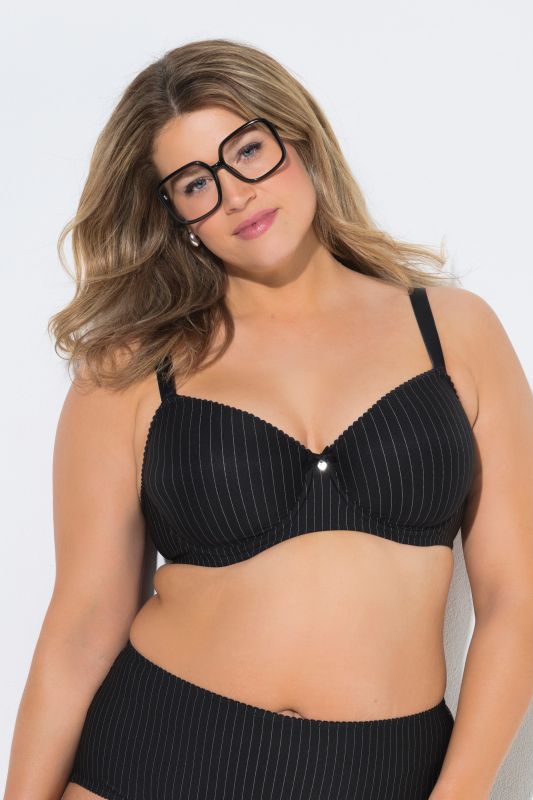 Pinstripe Underwire Bra