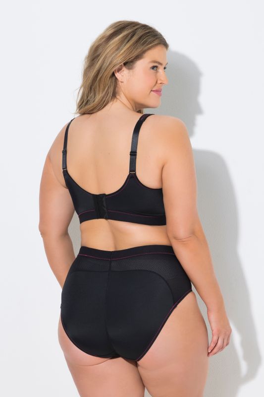 Pink Seam Underwire-Free Sports Bra