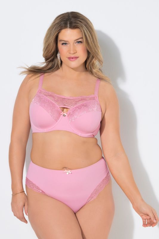 TruYou Peekaboo Underwire Glitter Lace Bra