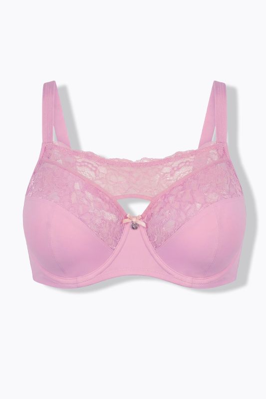 TruYou Peekaboo Underwire Glitter Lace Bra