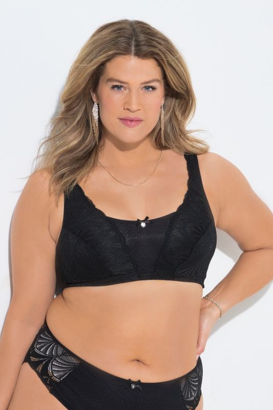 TruYou Shimmer Lace Underwire-Free Bralette