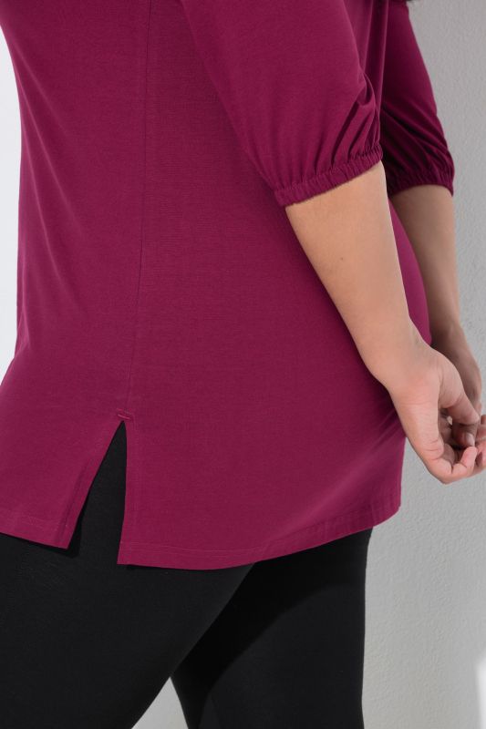 Balloon Sleeve Knit Tunic