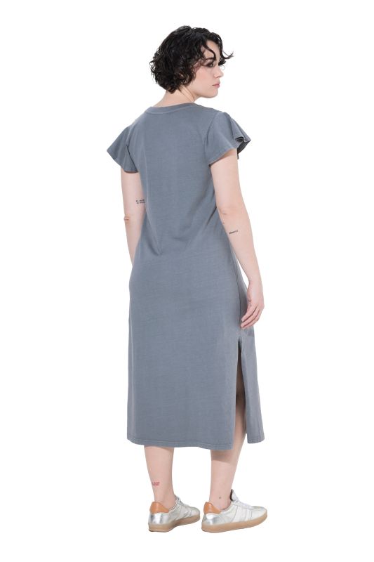 Fluttering Cap Sleeve Dress