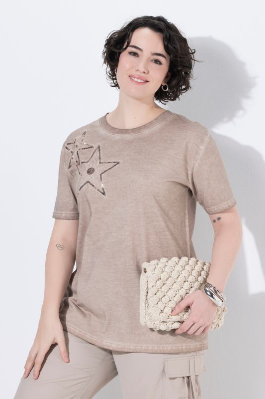 Sequined Starfish Short Sleeve Tee