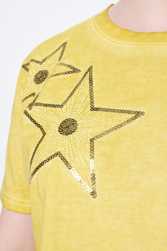 Sequined Starfish Short Sleeve Tee