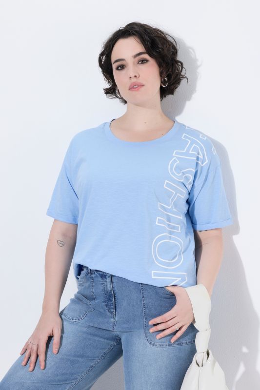 FASHION Lettering Short Sleeve Tee