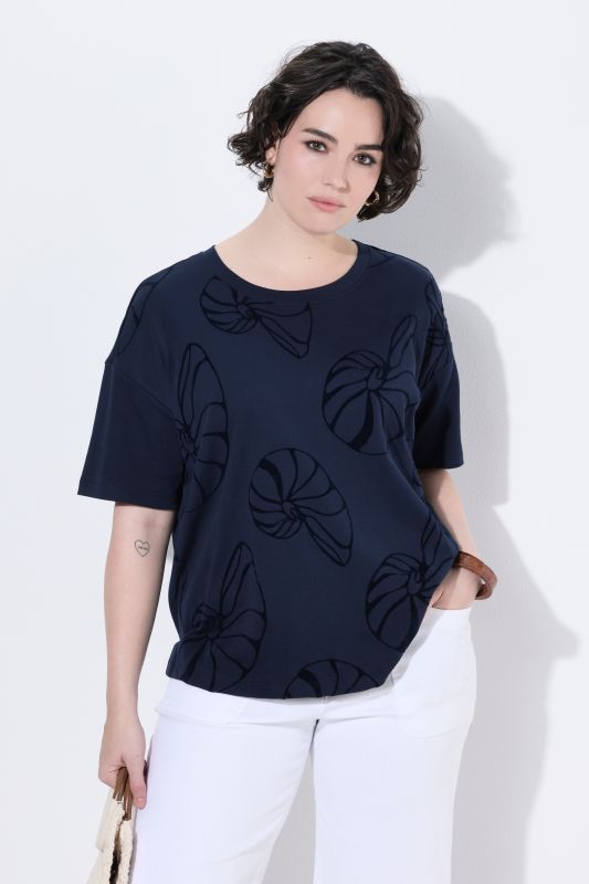 Nautilus Flocked Short Sleeve Tee