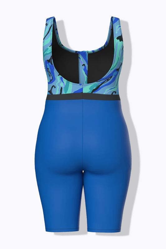 Cool Chili Zip-Front Unitard Swimsuit