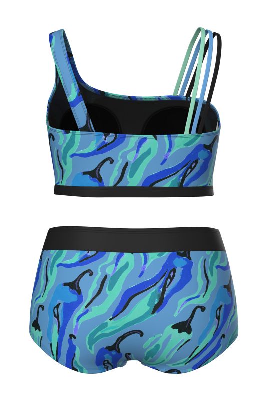 Cool Chili Split Strap Two Piece Bikini Set