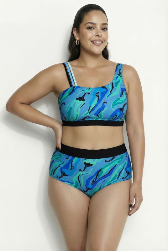 Cool Chili Split Strap Two Piece Bikini Set