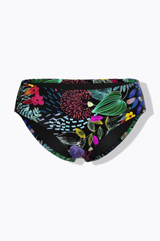 Jungle Flora Elastic Hem Tankini Set
