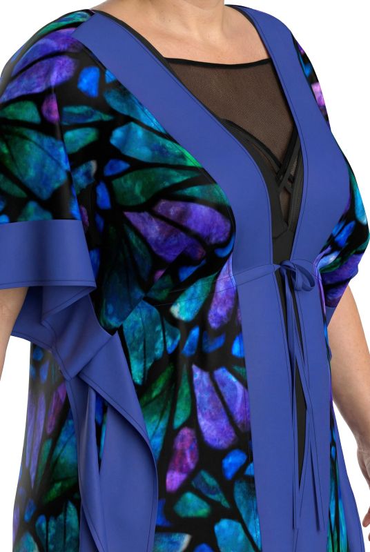 Butterfly Wing Drawstring Waist Kaftan
