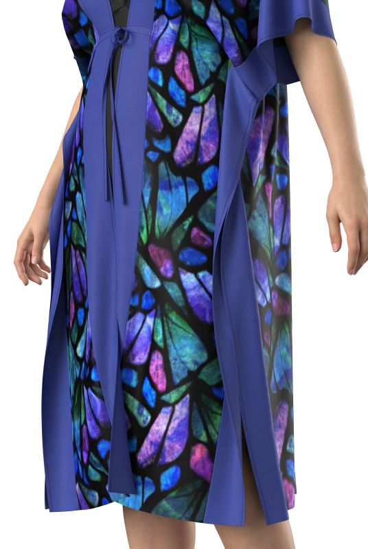 Butterfly Wing Drawstring Waist Kaftan